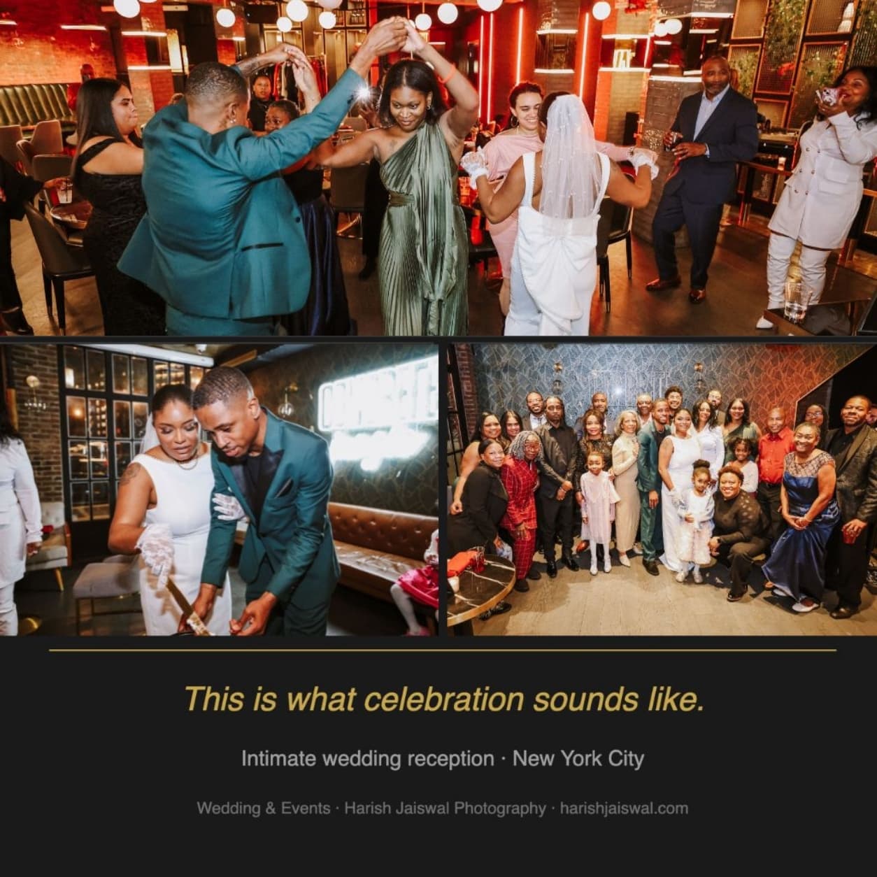 Intimate Wedding Reception